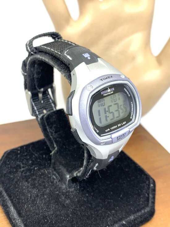 Timex Women\'s Watch T5K230 Ironman Quartz Digital Sport Nylon Strap 35mm main image 11